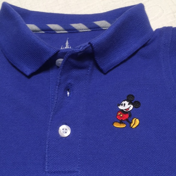 12m (4/$20) Mickey Mouse Polo Shirt Bodysuit by Disney Parks - Picture 2 of 12